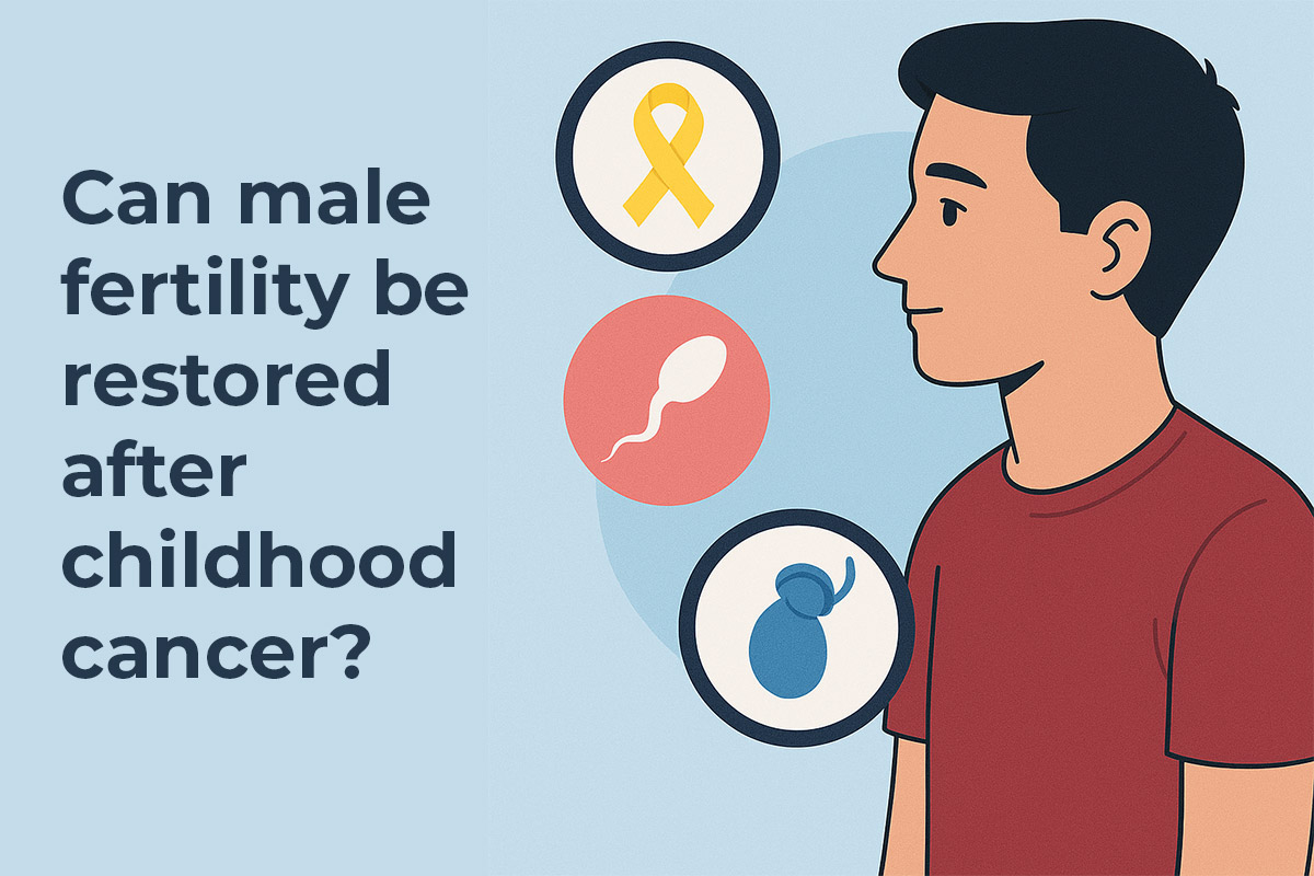 Can male fertility be restored after childhood cancer?